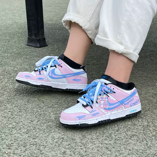 Joy Graffity Dreamscape-Women's Dunk Low Custom