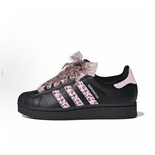 Leopard Noir–Women's Superstar Custom