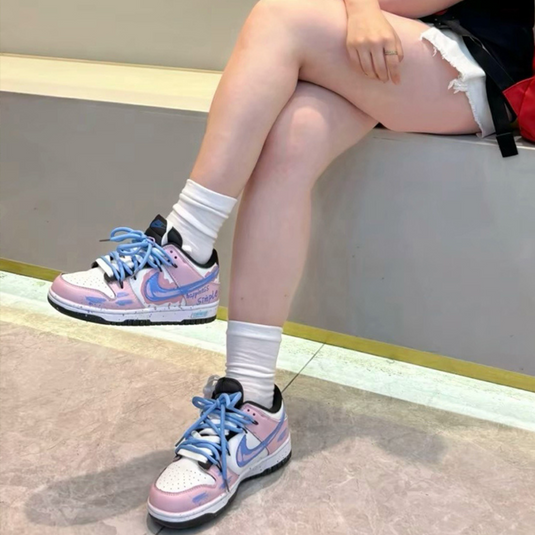 Joy Graffity Dreamscape-Women's Dunk Low Custom