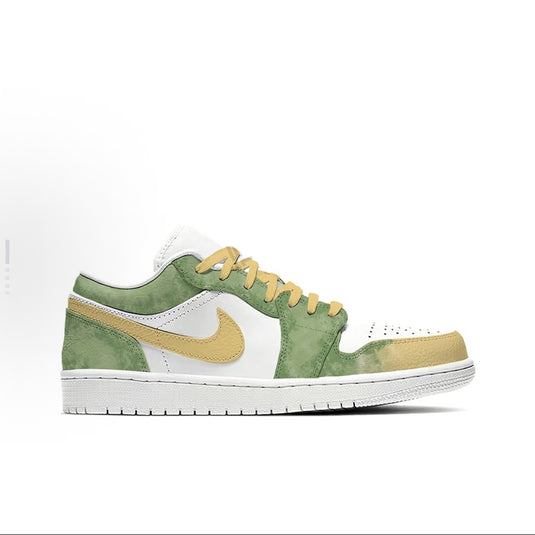 Avocado Acid Sunrise-Women's Air Jordan 1 Low Custom