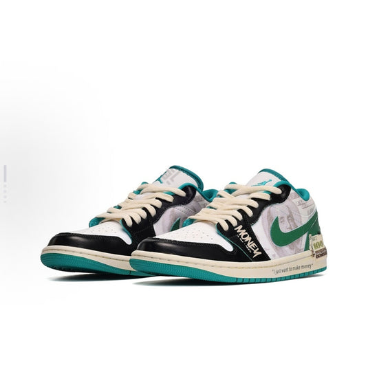 Deadstock Dollar Flex-Unisex's Air Jordan 1 Low Custom