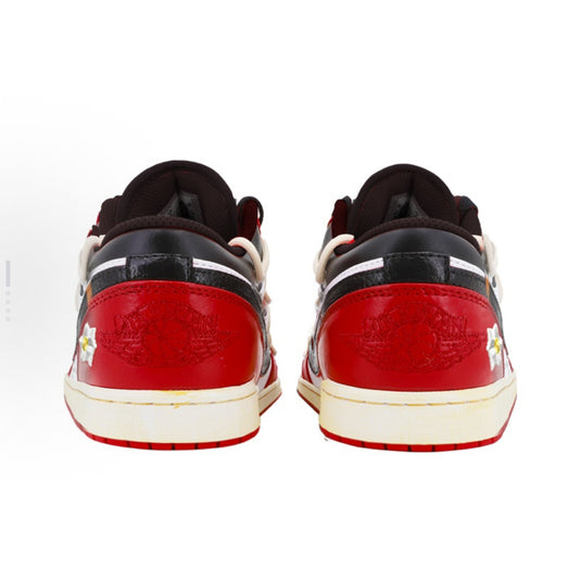 Gilded Floral Brocade-Women's Air Jordan 1 Low Custom