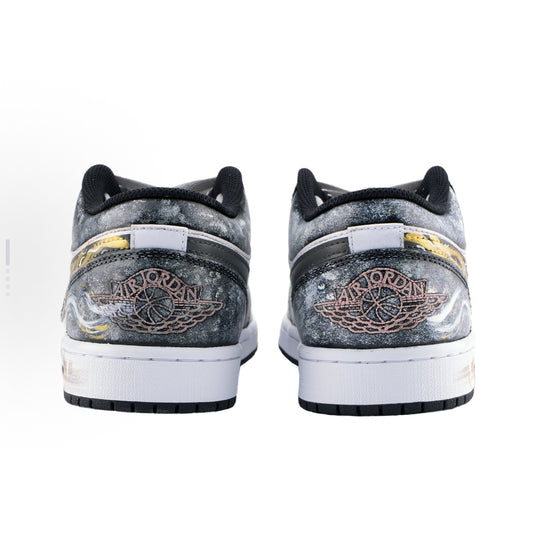 Gold Hunter Legend-Men's Air Jordan 1 Low Custom