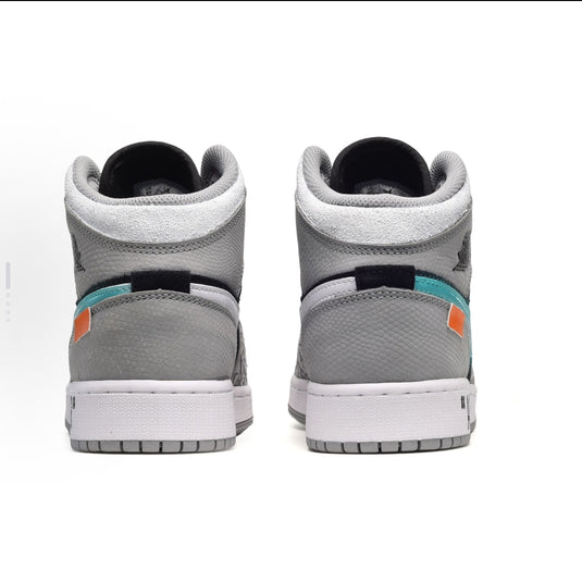 Citrus Patch Midnight-Men's Air Jordan 1 Mid Custom