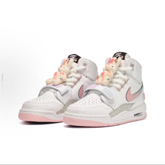 Bunny Heist Pastel-Women's Jordan Legacy 312 High Custom