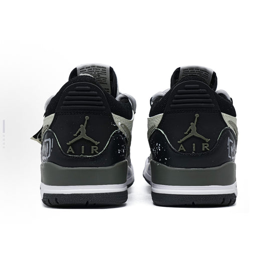 Graffiti Runway-Men's Jordan Legacy 312 Low Custom