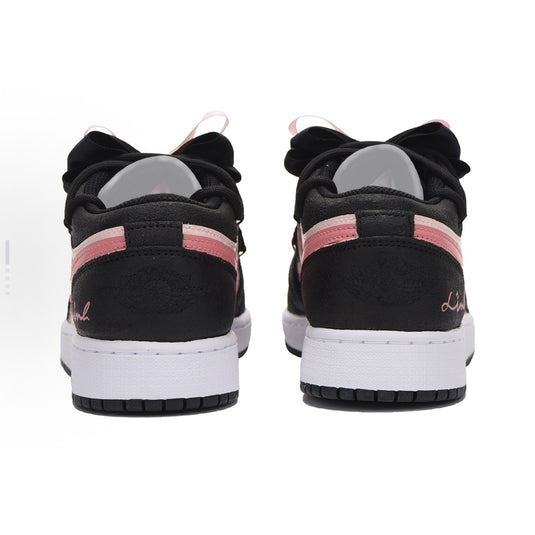 Black-Pink Fusion-Women's Jordan Air 1 Low Custom