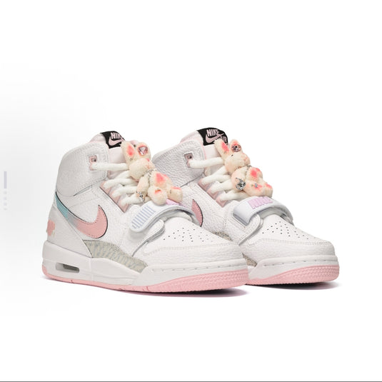 Bunny Heist Pastel-Women's Jordan Legacy 312 High Custom