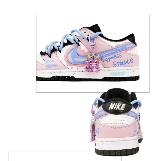 Joy Graffity Dreamscape-Women's Dunk Low Custom