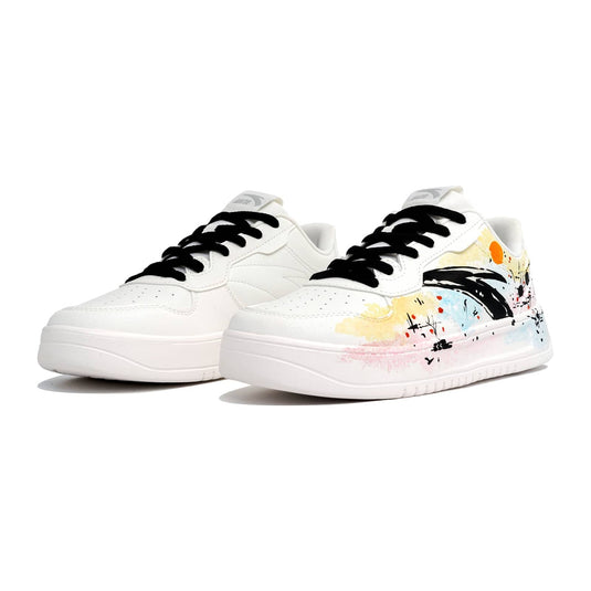 Abstract Dusk – Unisex Skateboarding Low-Top Custom Shoes