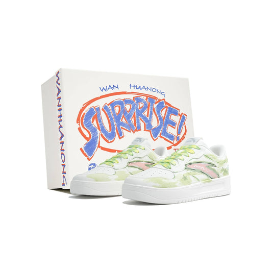 Spring Radiance – Women's Skateboarding Low-Top Custom Shoes