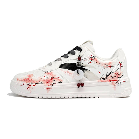 Parting Sorrow –Unisex Skateboarding Low-Top Custom Shoes