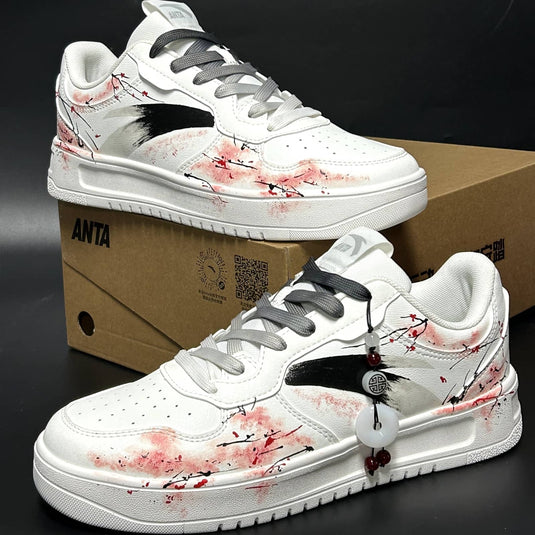 Parting Sorrow –Unisex Skateboarding Low-Top Custom Shoes