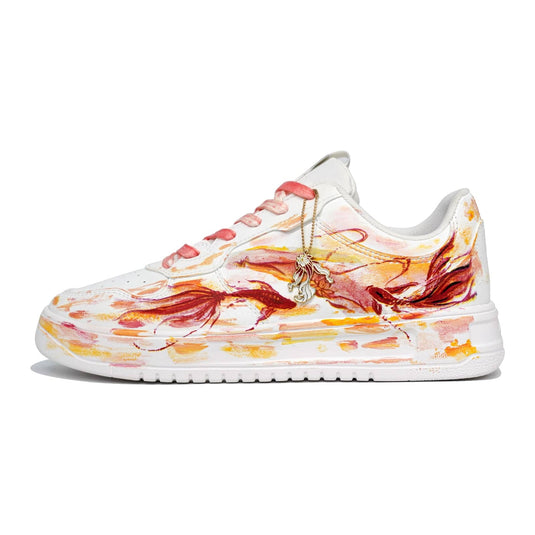 Lotus Weave –Unisex Skateboarding Low-Top Custom Shoes