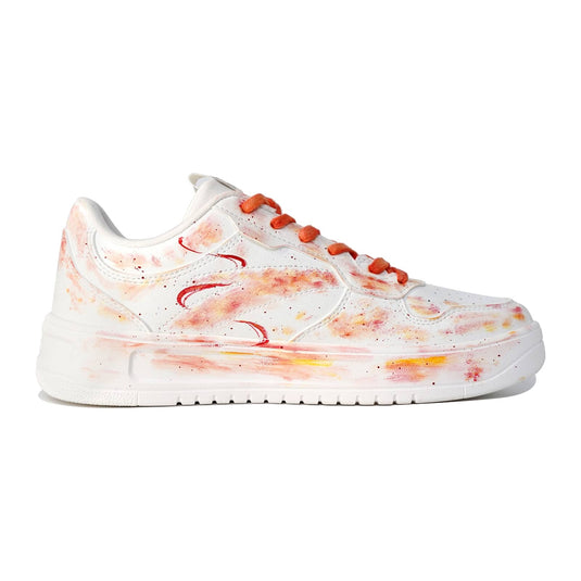 Lotus Weave –Unisex Skateboarding Low-Top Custom Shoes