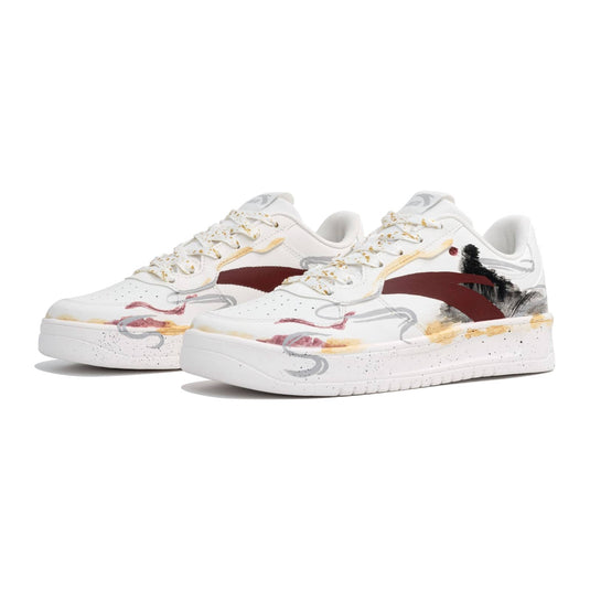 Sunset Glow – Unisex Skateboarding Low-Top Custom Shoes