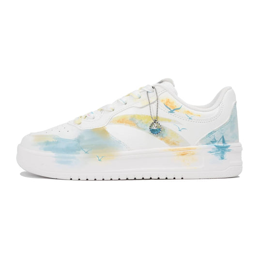 Evening Tint – Unisex Skateboarding Low-Top Custom Shoes