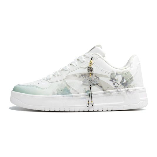 Ink-Washed South –Unisex Skateboarding Low-Top Custom Shoes