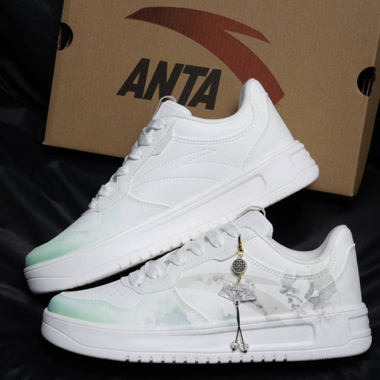 Ink-Washed South –Unisex Skateboarding Low-Top Custom Shoes