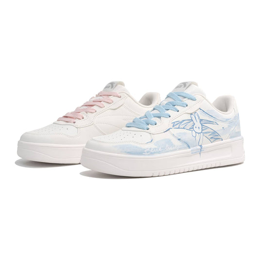 Milk Bunny Diary – Women's Skateboarding Low-Top Custom Shoes