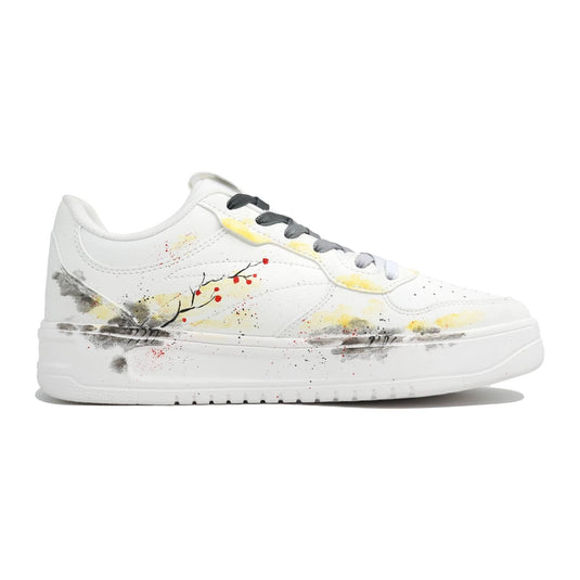 Persimmon Luck –Unisex Skateboarding Low-Top Custom Shoes