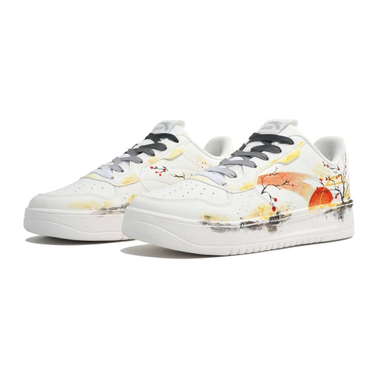 Persimmon Luck –Unisex Skateboarding Low-Top Custom Shoes