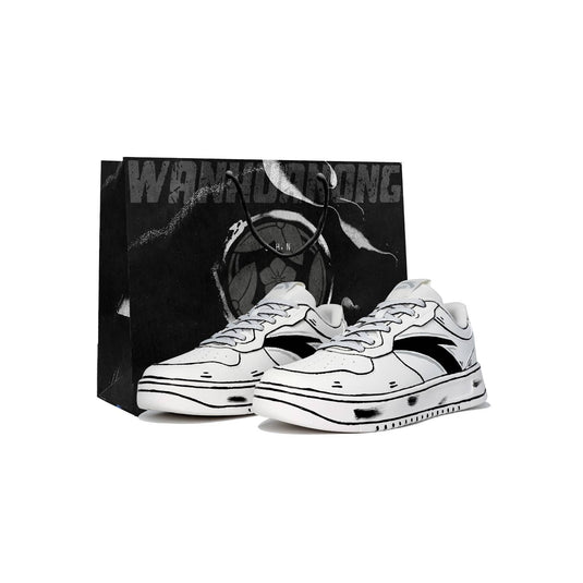 Graffiti Player – Unisex Skateboarding Low-Top Custom Shoes