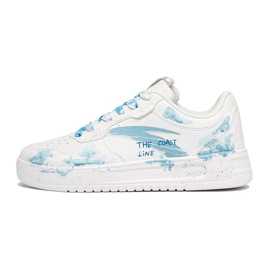 Evening Boat –Unisex Skateboarding Low-Top Custom Shoes