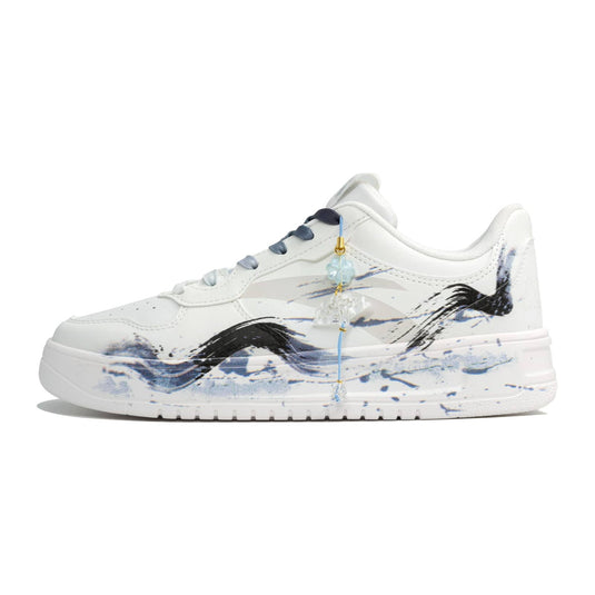Carefree Journey – Unisex Skateboarding Low-Top Custom Shoes
