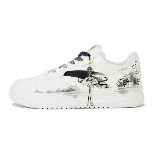 Memory of Jiangnan –Unisex Skateboarding Low-Top Custom Shoes