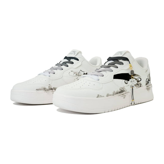 Memory of Jiangnan –Unisex Skateboarding Low-Top Custom Shoes