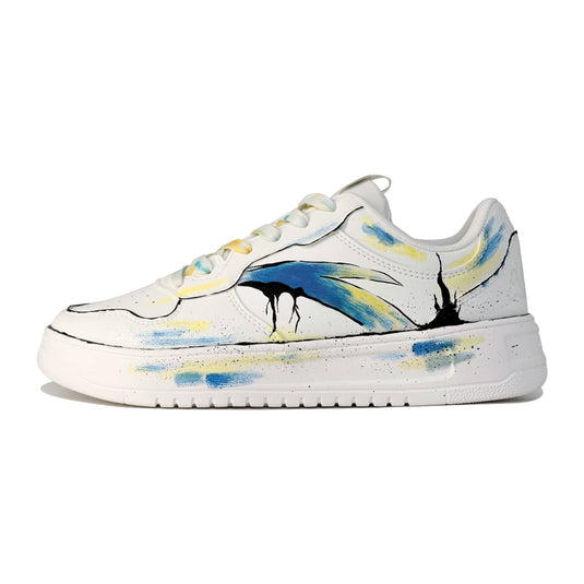 Full Moon Night –Unisex Skateboarding Low-Top Custom Shoes