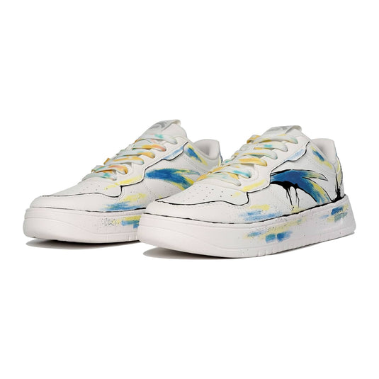 Full Moon Night –Unisex Skateboarding Low-Top Custom Shoes