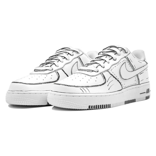 Anime Sketch –Unisex Air Force 1 Low Custom