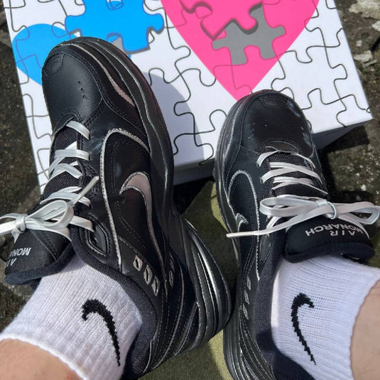 Black Panther Samurai – Men's Air Monarch IV & Air Zoom G.T. Cut 2 Custom