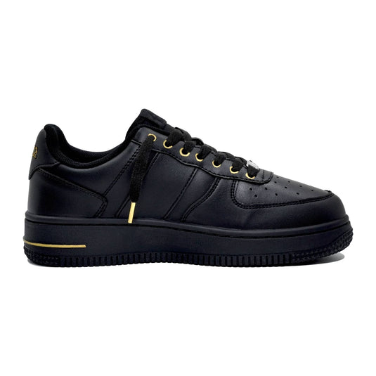 Black gold -Unisex Low-Top Custom Sneakers