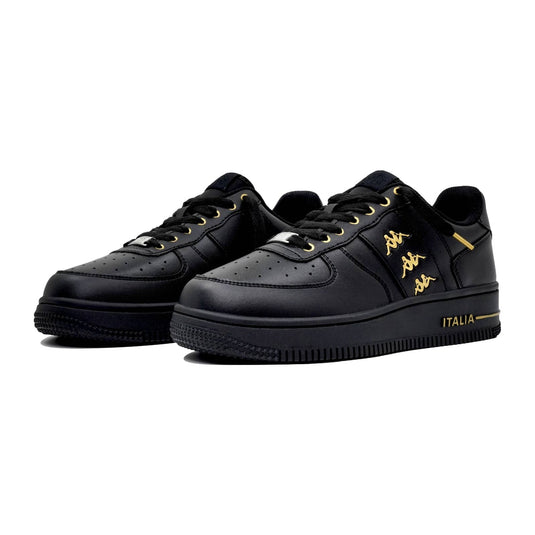 Black gold -Unisex Low-Top Custom Sneakers