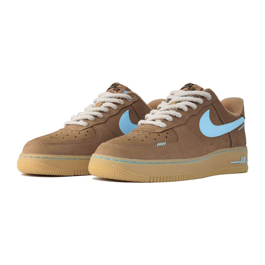 Brown & Blue –Unisex Air Force 1 Low Custom