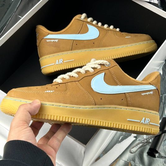 Brown & Blue –Unisex Air Force 1 Low Custom