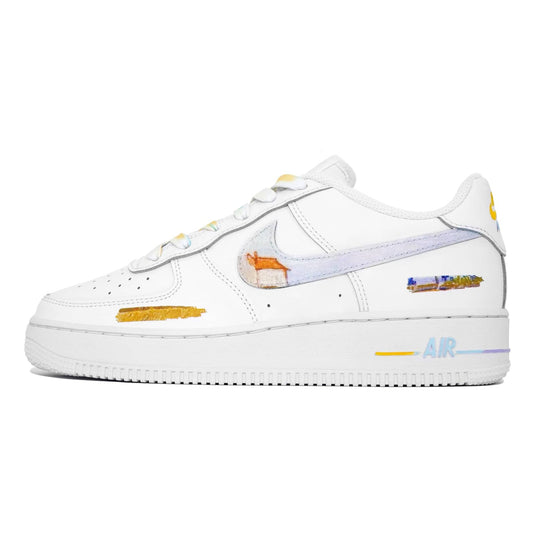 Golden Wheatfield – Unisex Air Force 1 Low Custom