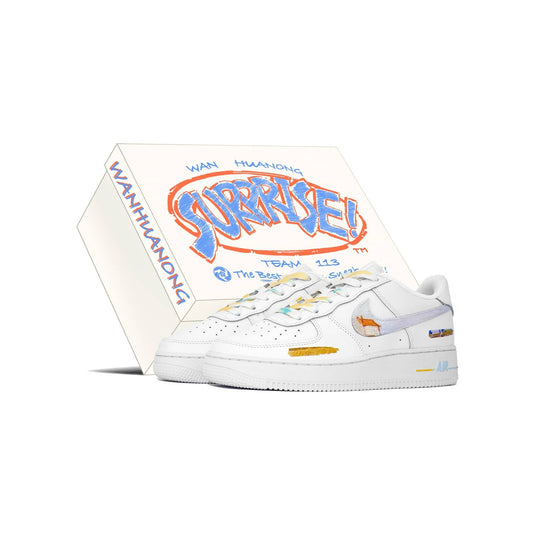 Golden Wheatfield – Unisex Air Force 1 Low Custom