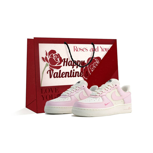 Heartbeat Light Pink-Women's Air Force 1 Low Custom