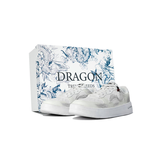 White Serpent Reverie –Unisex Trend Standard Low Custom
