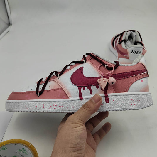 Cheese Meltdown-Women's Court Low Custom