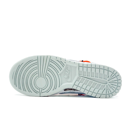 Orange Chinese Character Loong and Loong Pattern-Unisex Dunk Low Custom