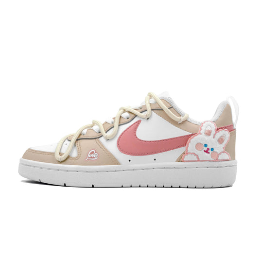 Cute Rabbits-Women's Court Low Custom