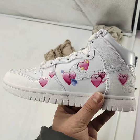 Heart Shape-Women's Dunk High Custom