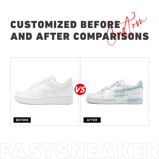 Hearts Intertwined-Women's Air Force 1 Low Custom