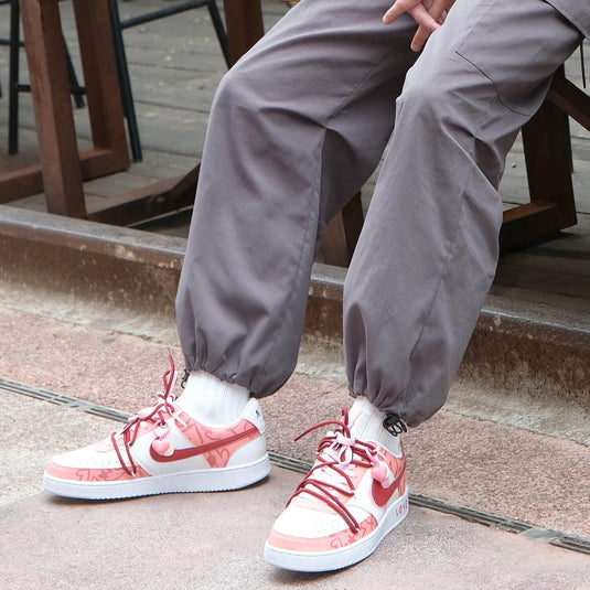 Hearts Intertwined-Women's Court Low Custom