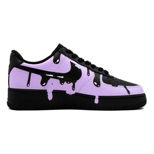 Purple Ink Dripl-Unisex Air Force 1 Low Custom